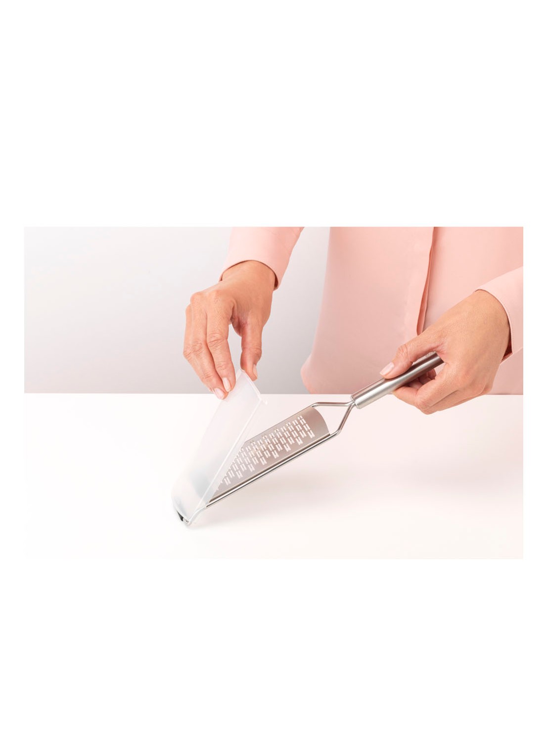 Brabantia Profile grove rasp 30 cm  - detail 3 zilver