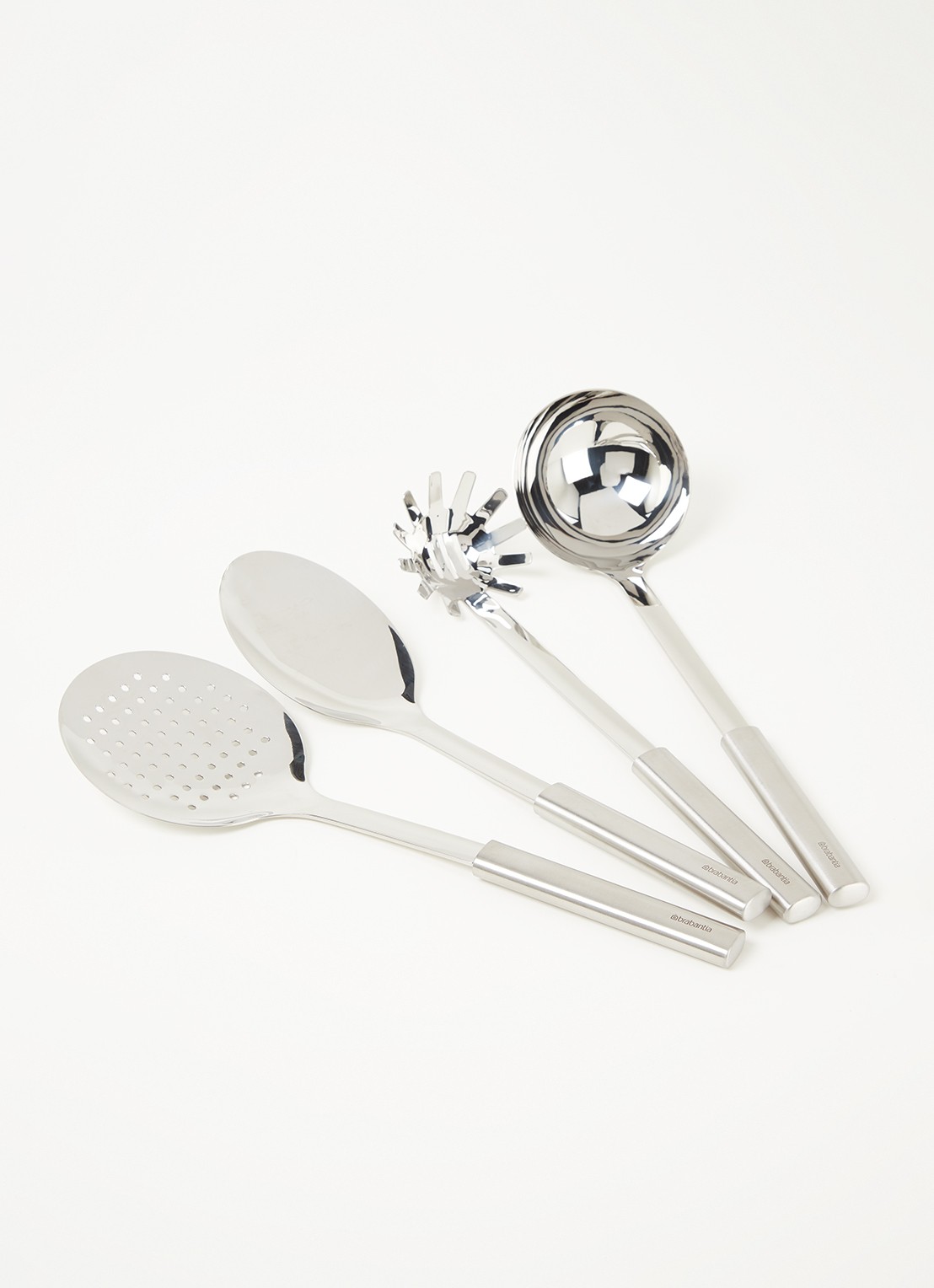 Brabantia Profile keukengereiset 4-delig - voorkant 2 zilver
