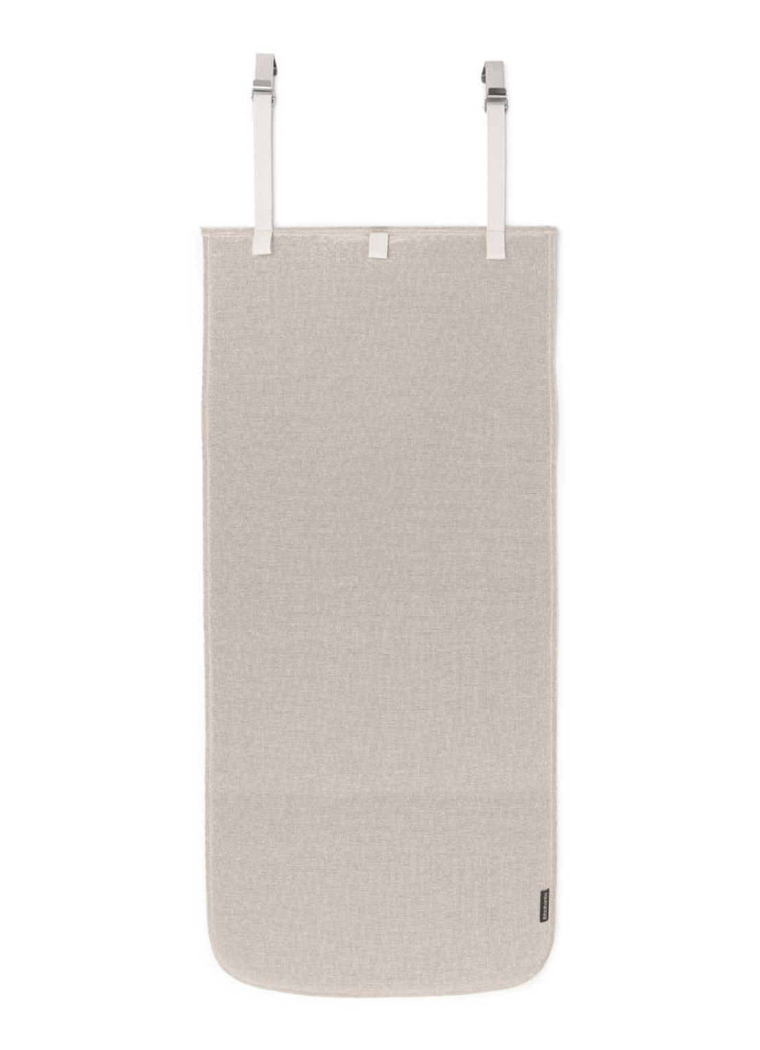 Brabantia Refresh & Steam kledingstoomdeken met deurhaken 100 x 50 cm - voorkant grijs