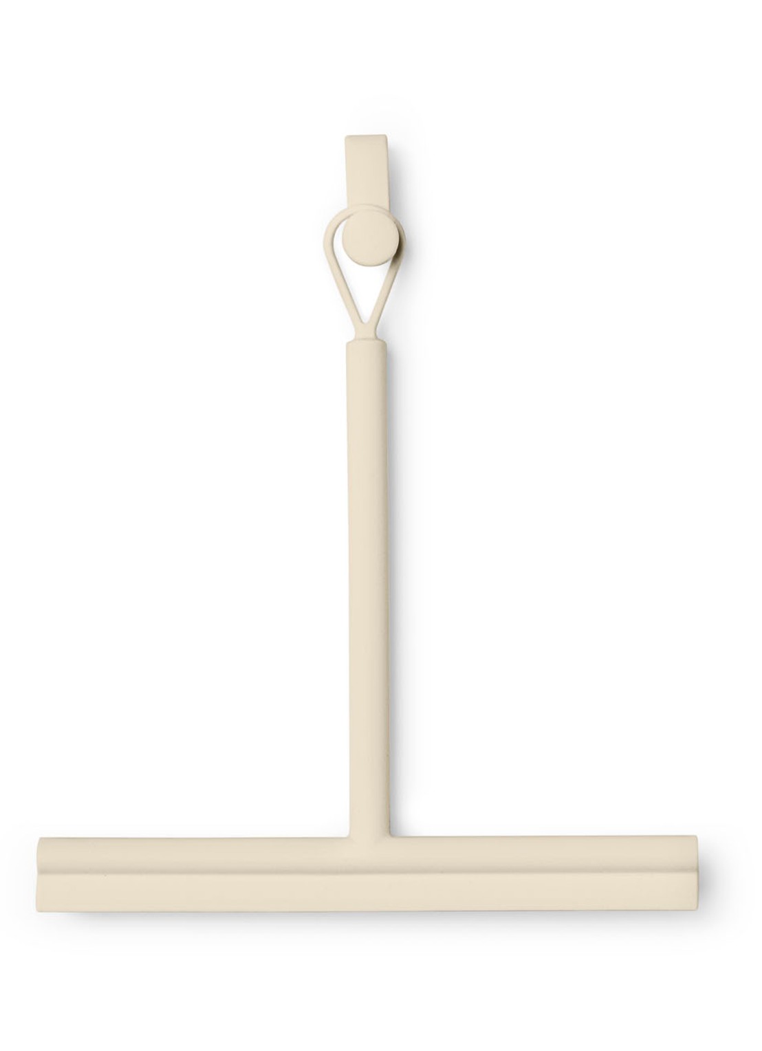 Brabantia ReNew douchewisser met deurhaak - voorkant beige