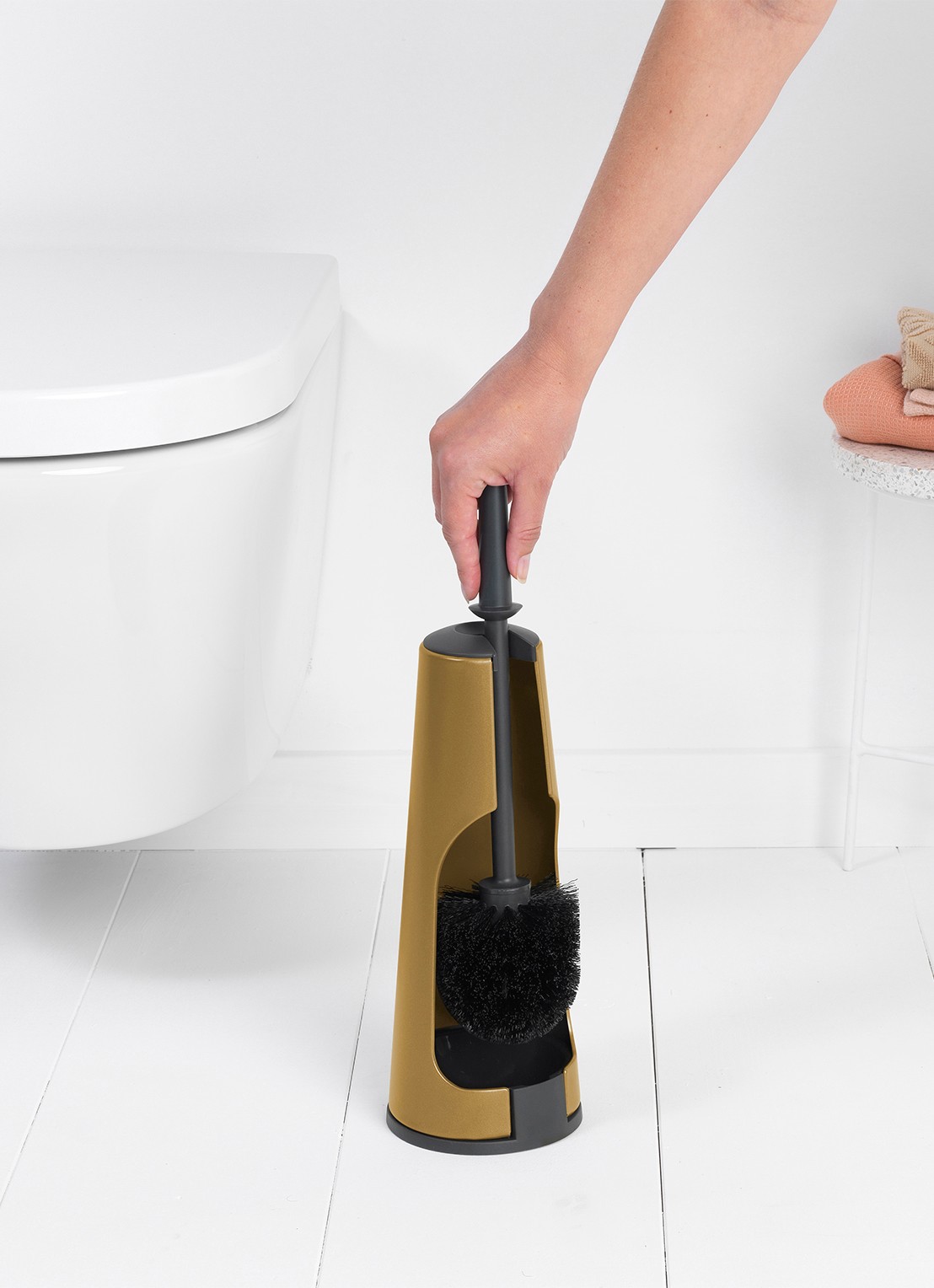Brabantia ReNew toiletborstel met houder - detail 3 goud