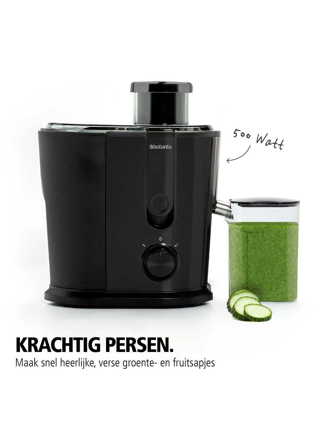 Brabantia Sapcentrifuge voor Groenten & Fruit BBEK1123BK - detail 2 zwart