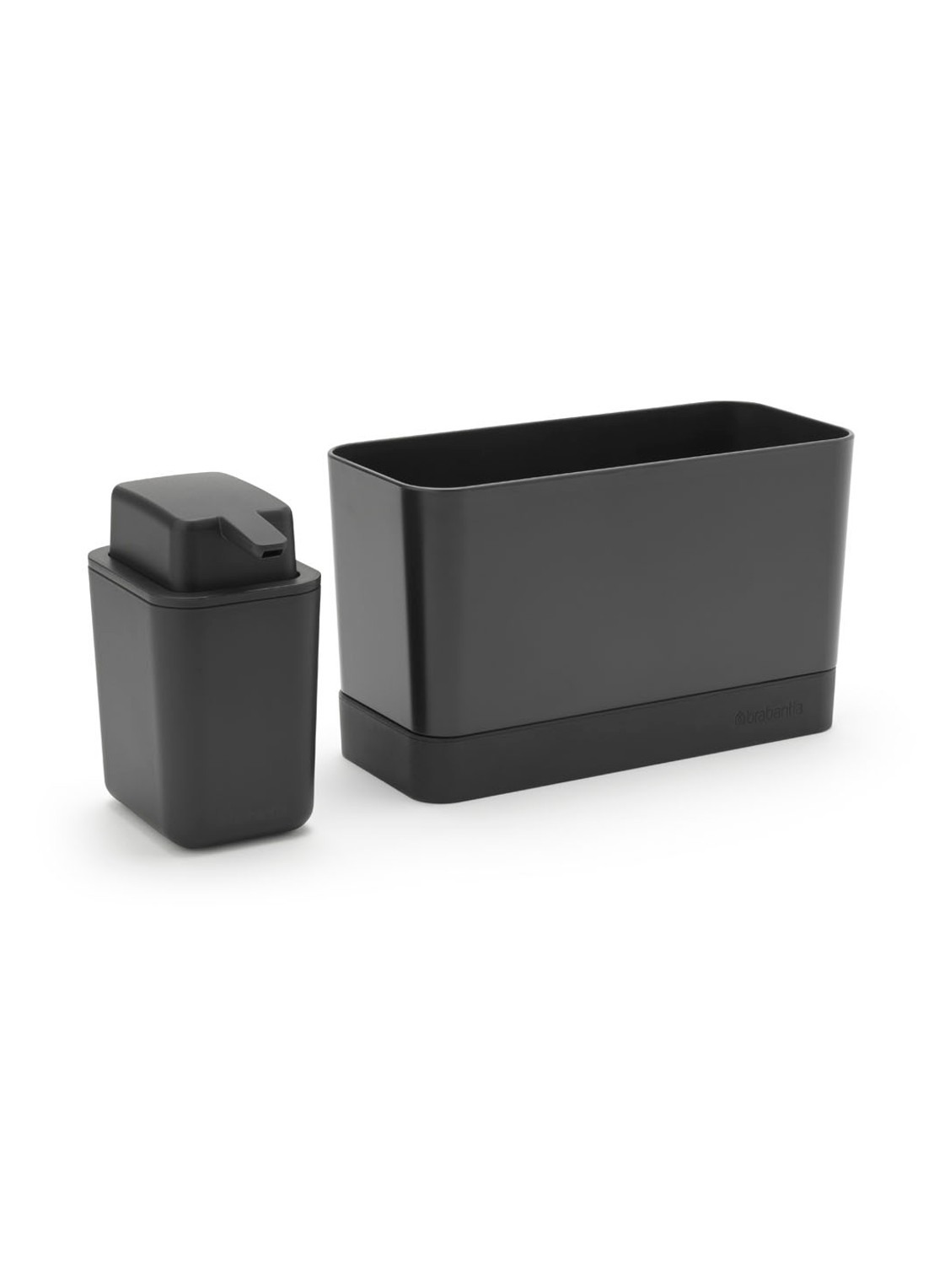 Brabantia SinkSide aanrecht organizer 2-delig - achterkant antraciet