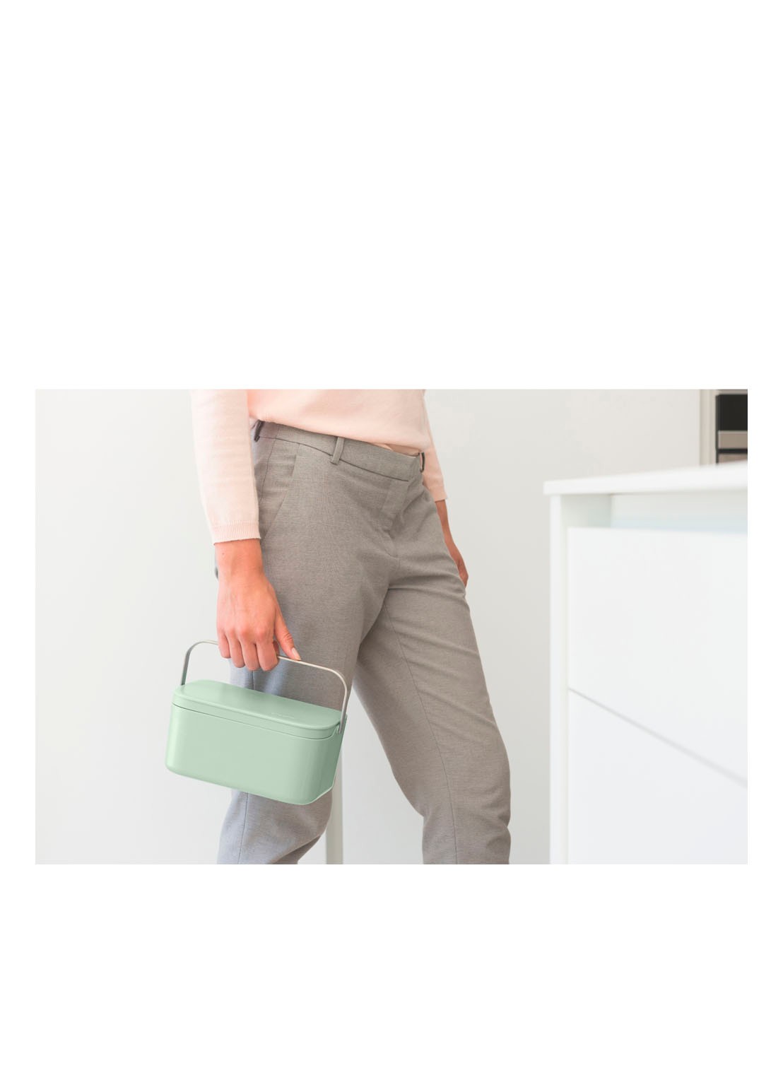 Brabantia Sinkside aanrechtafvalbak 1,8 liter - detail 5 groen