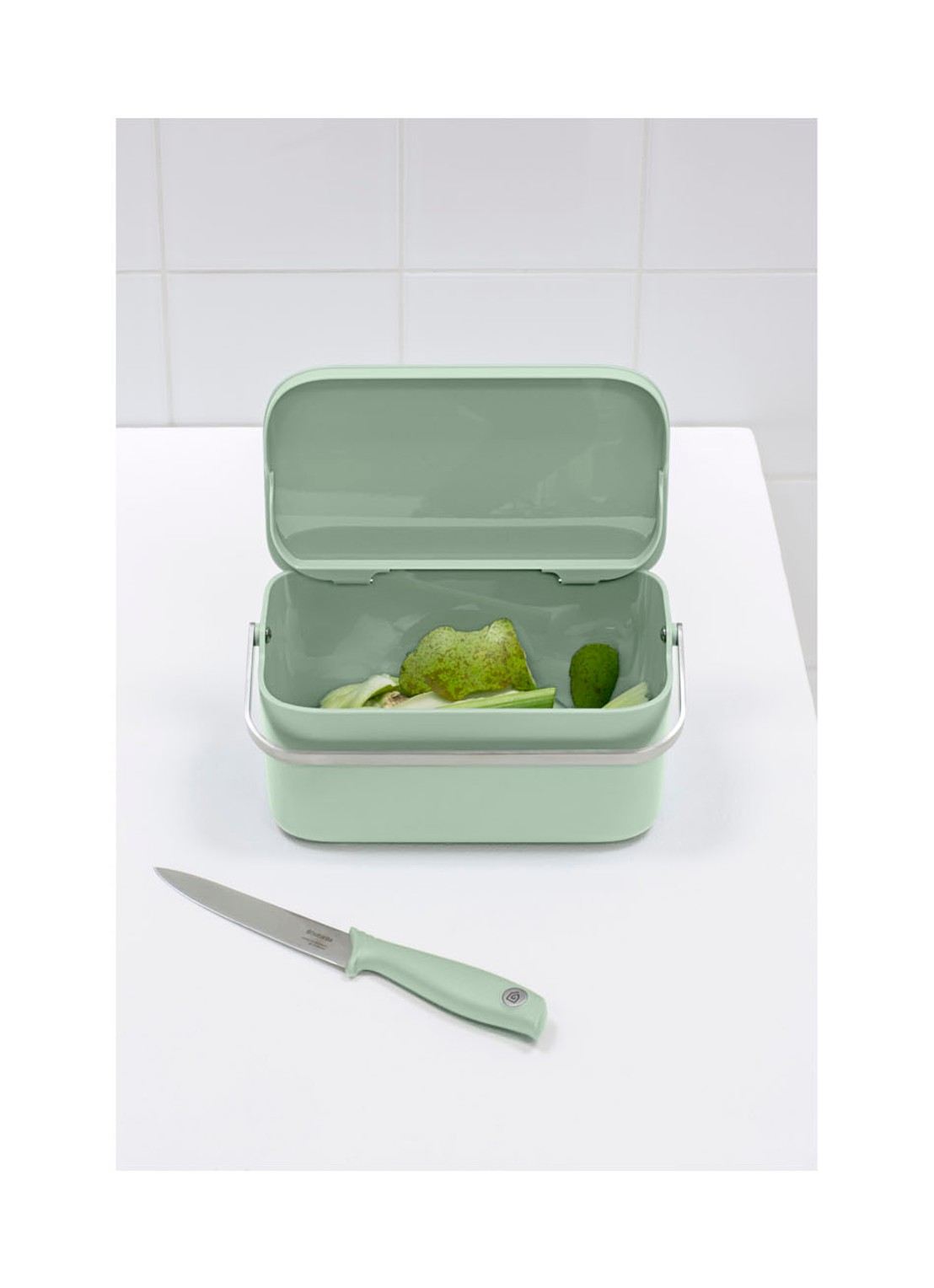 Brabantia Sinkside aanrechtafvalbak 1,8 liter - detail 7 groen