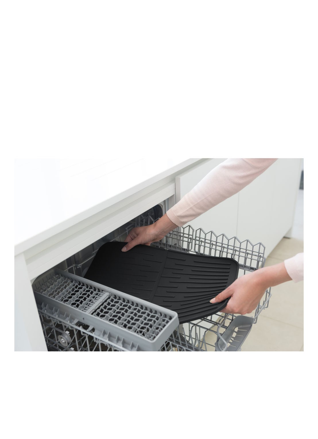 Brabantia SinkSide afdruipmat van silicone - detail 5 donkergrijs