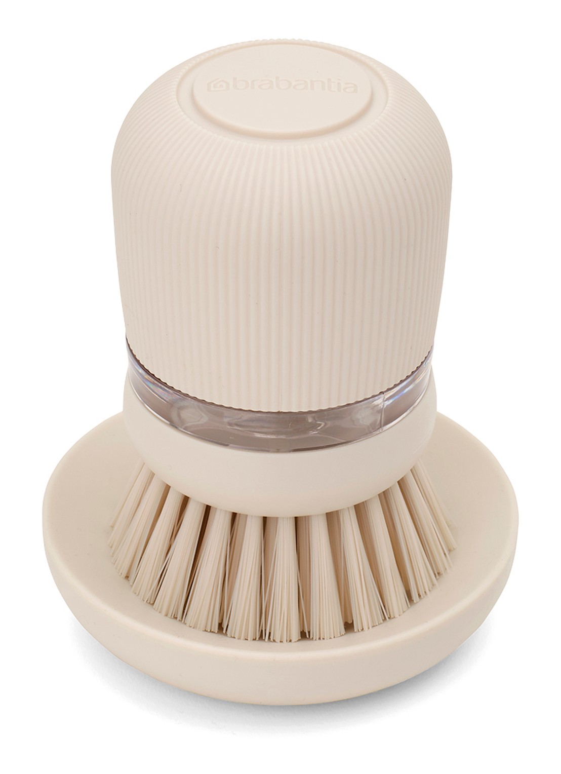 Brabantia SinkSide afwasborstel met zeepdispenser - voorkant 2 beige