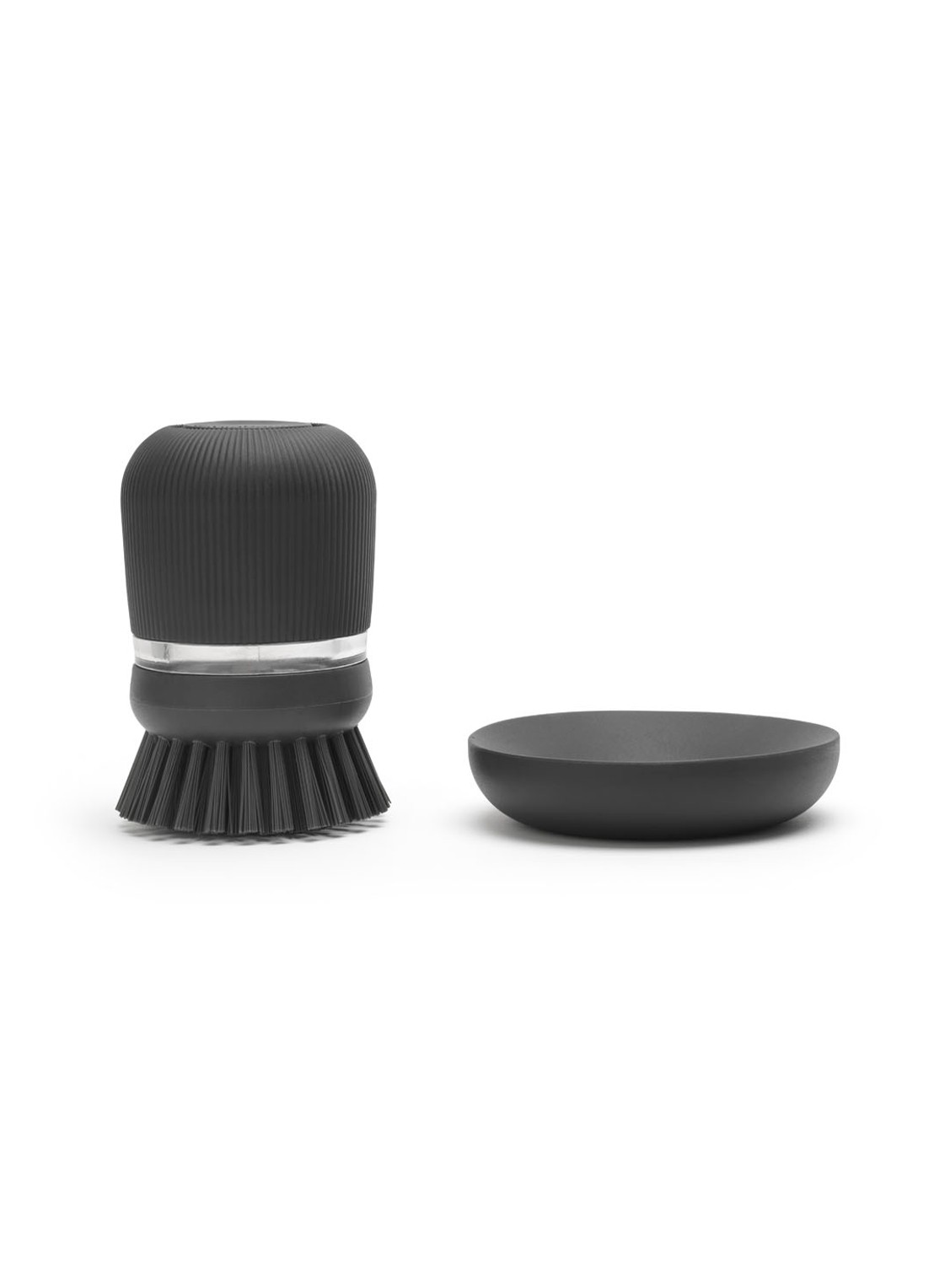 Brabantia SinkSide afwasborstel met zeepreservoir - voorkant 2 antraciet