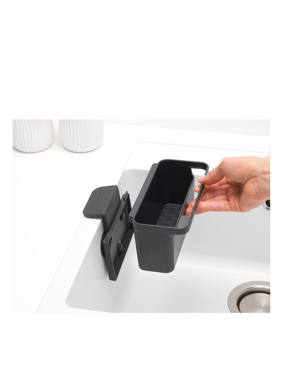 Brabantia SinkSide gootsteen organizer  - detail 3 antraciet