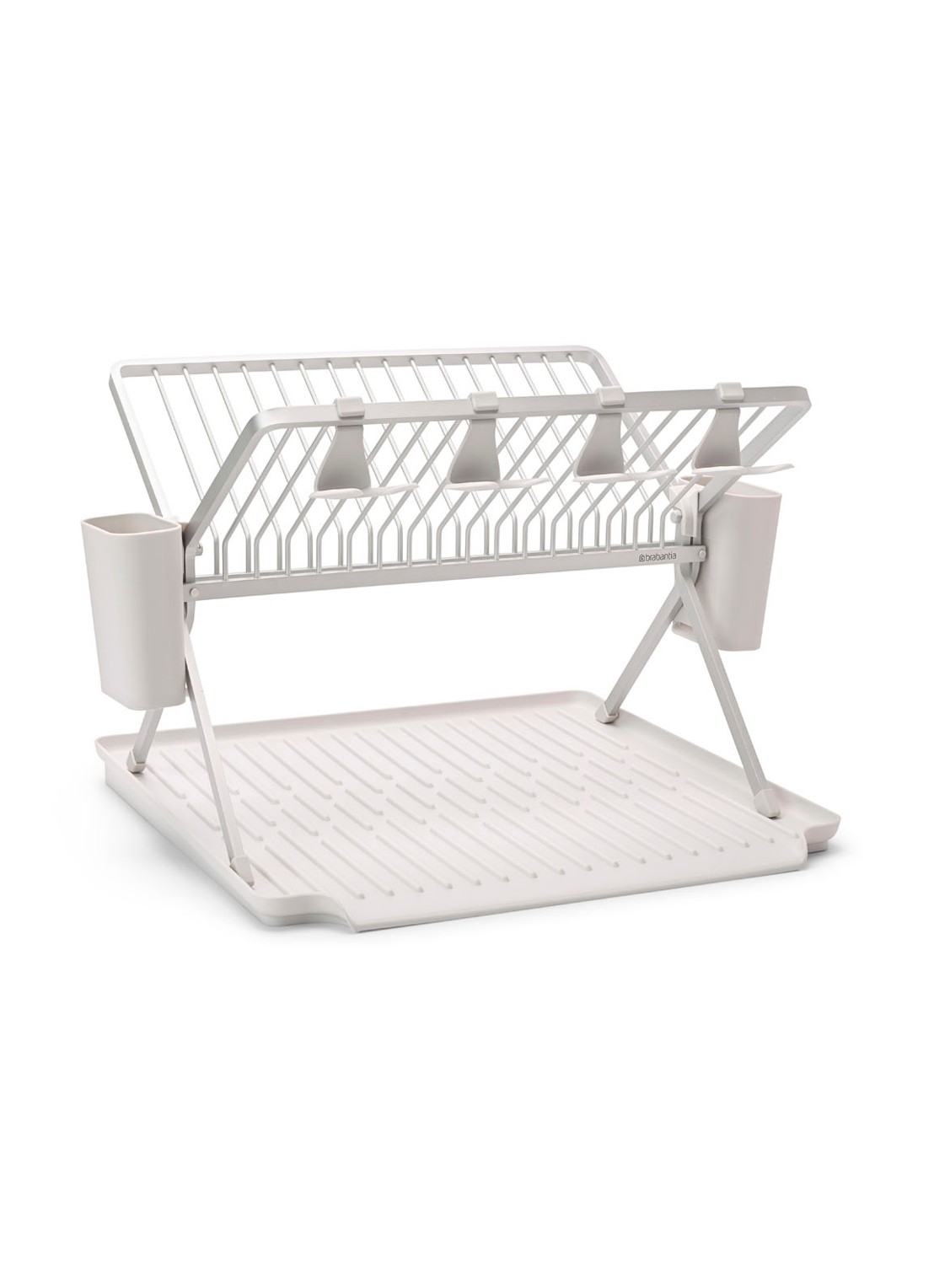 Brabantia SinkSide inklapbaar afdruiprek 42 x 51 cm - voorkant lichtgrijs