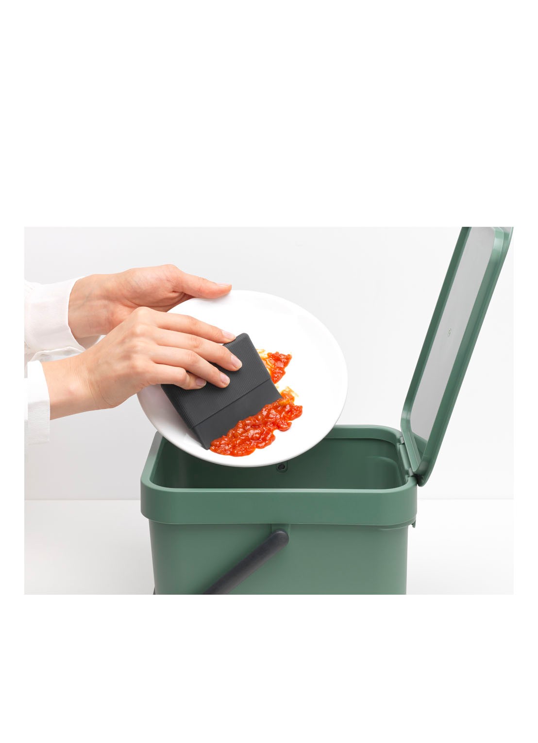 Brabantia SinkSide keukenschraper 10,6 cm  - achterkant antraciet