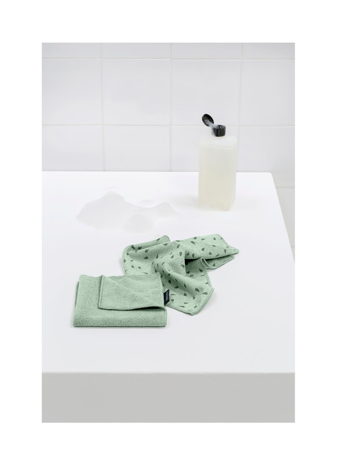 Brabantia SinkSide Microvezeldoek set van 2 - voorkant 4 groen