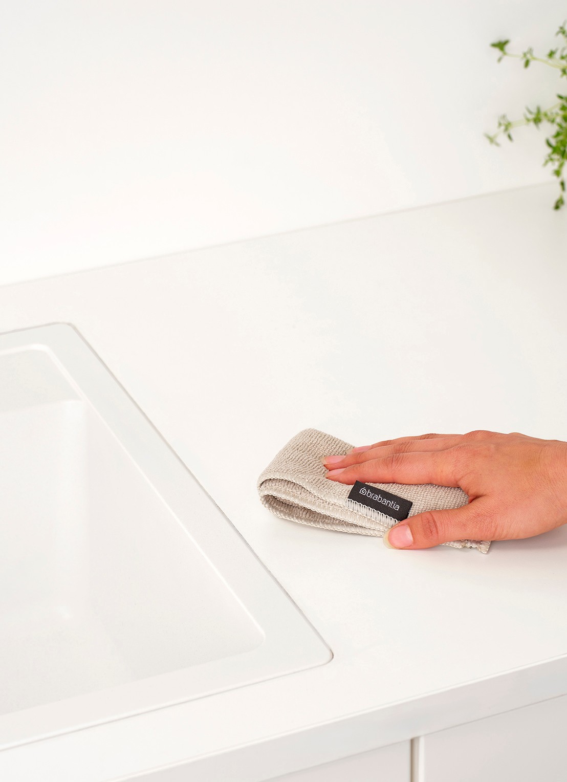Brabantia SinkSide microvezeldoekjes 16 x 22 cm set van 3  - detail 5 groen