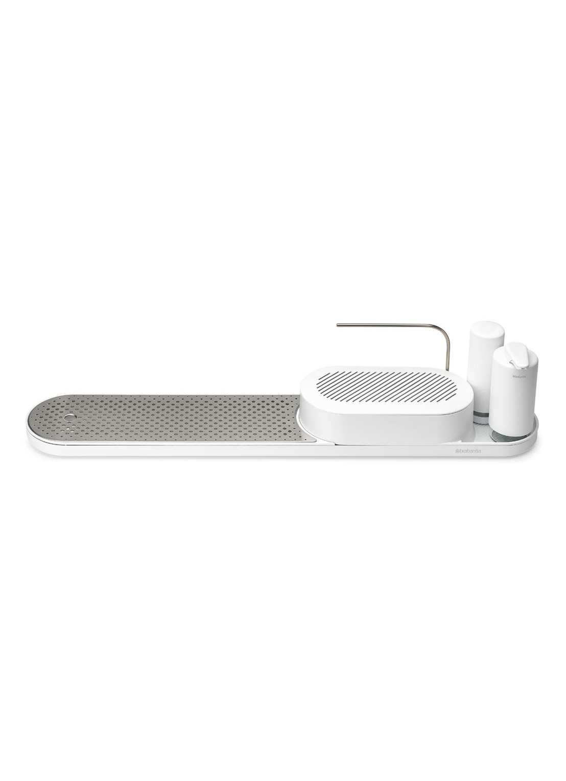 Brabantia SinkStyle gootsteen organizer set  4-delig  - voorkant 6 wit