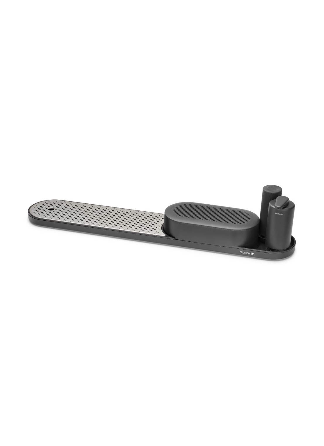 Brabantia SinkStyle gootsteen organizer set  4-delig  - detail middengrijs