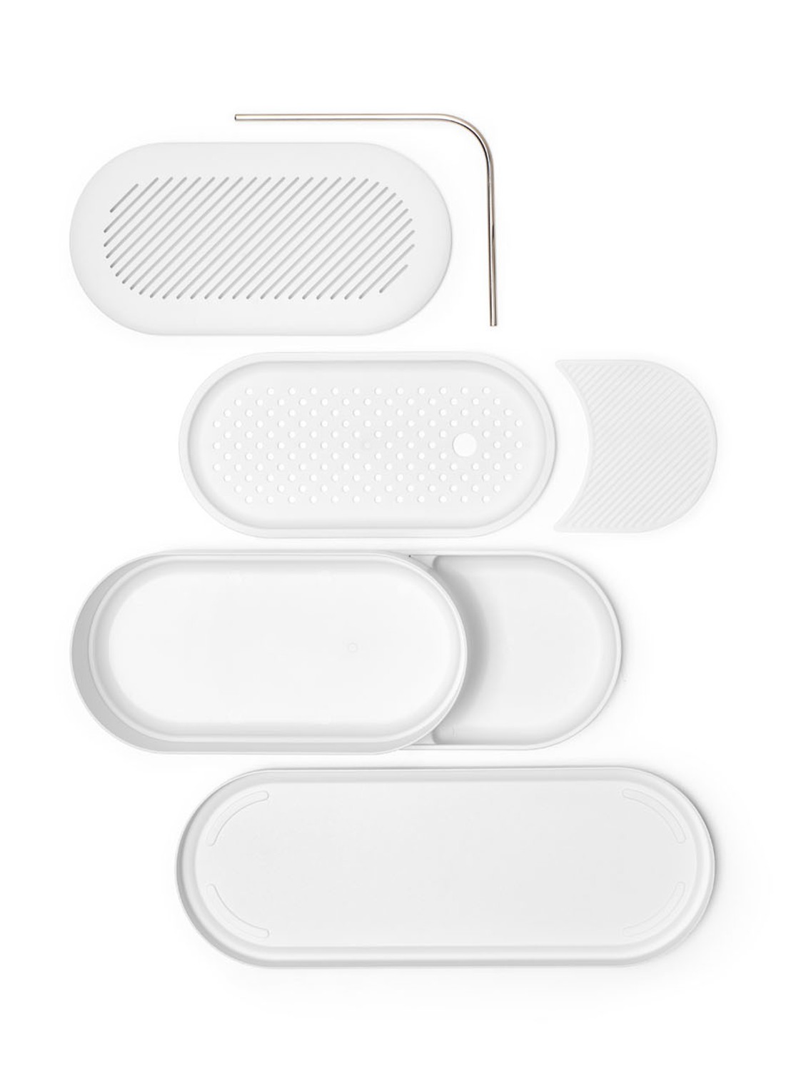 Brabantia SinkStyle gootsteen organizer - detail 4 wit