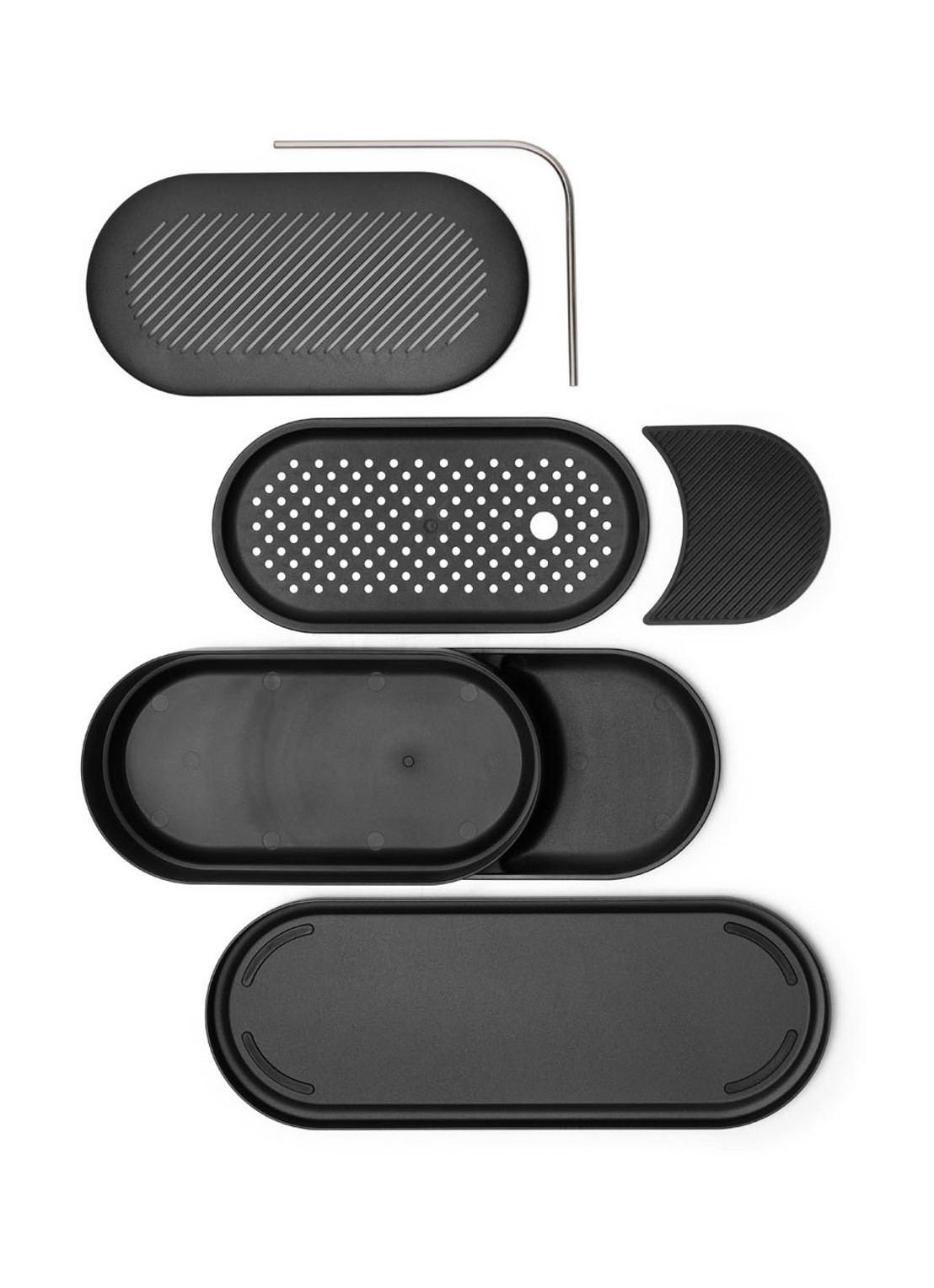Brabantia SinkStyle gootsteen organizer - detail 4 middengrijs