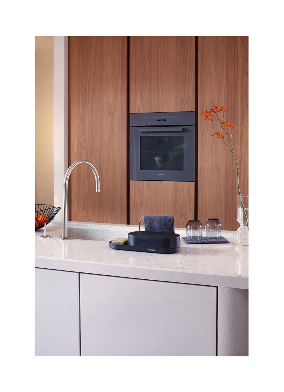 Brabantia SinkStyle gootsteen organizer - detail 7 middengrijs