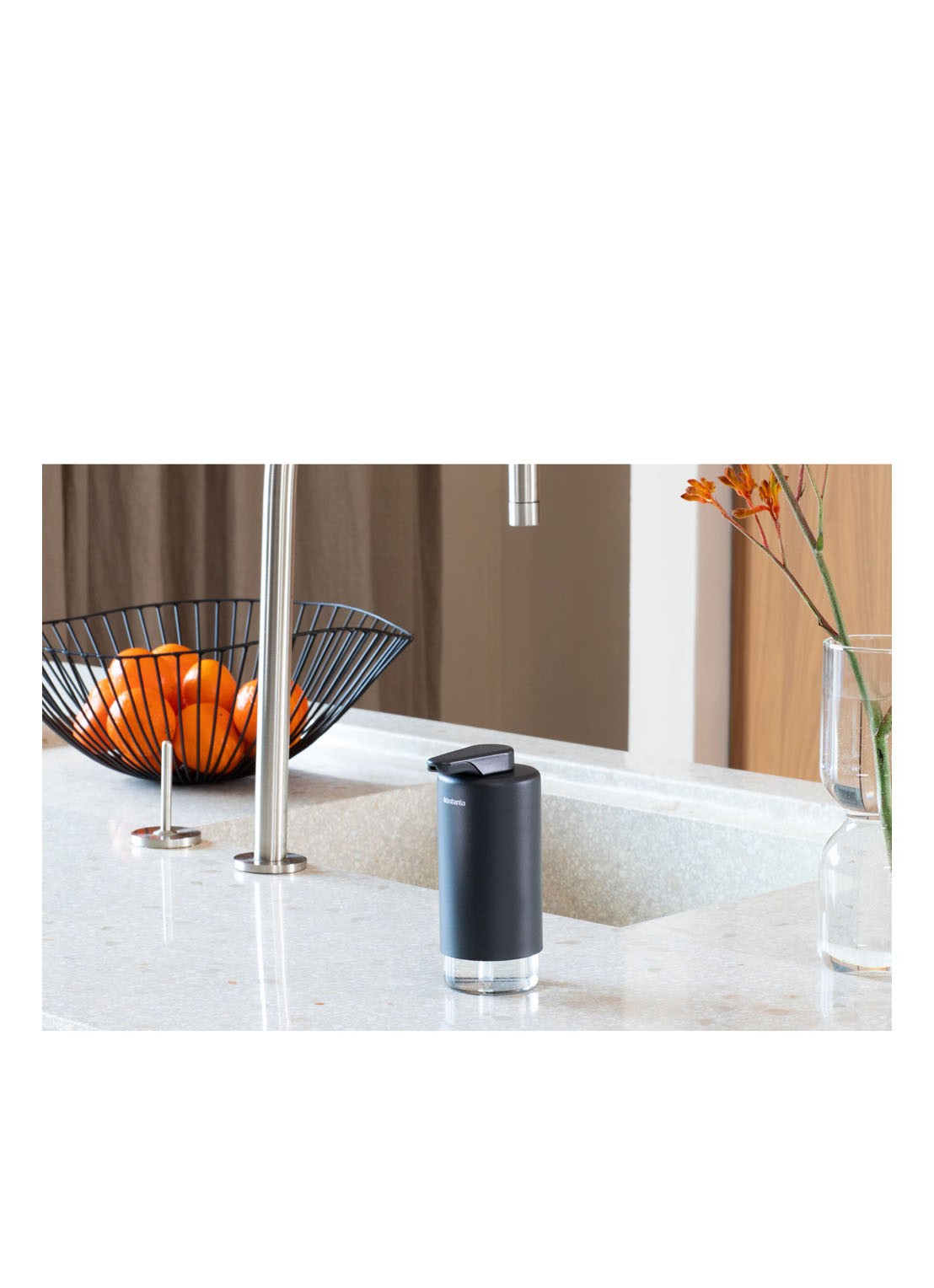 Brabantia SinkStyle zeepdispenser 200 ml  - detail 6 middengrijs