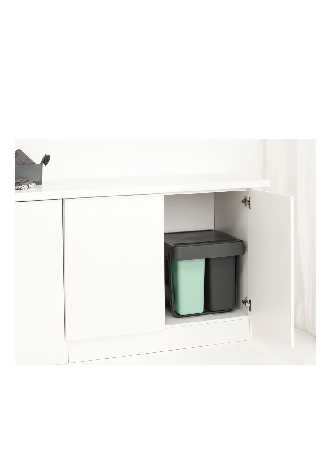 Brabantia Sort & Go inbouw prullenbak 10 + 10 + 20 liter - detail 2 multicolor