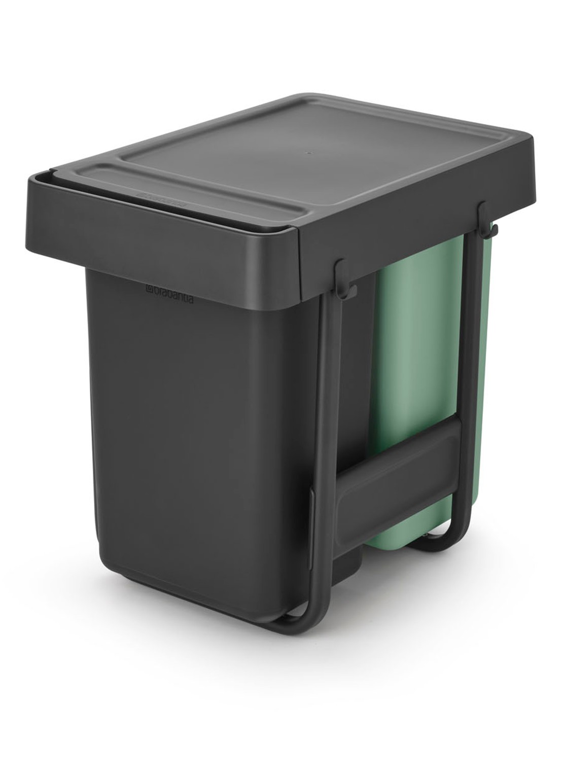 Brabantia Sort & Go inbouw prullenbak 2 x 15 liter - achterkant 3 multicolor