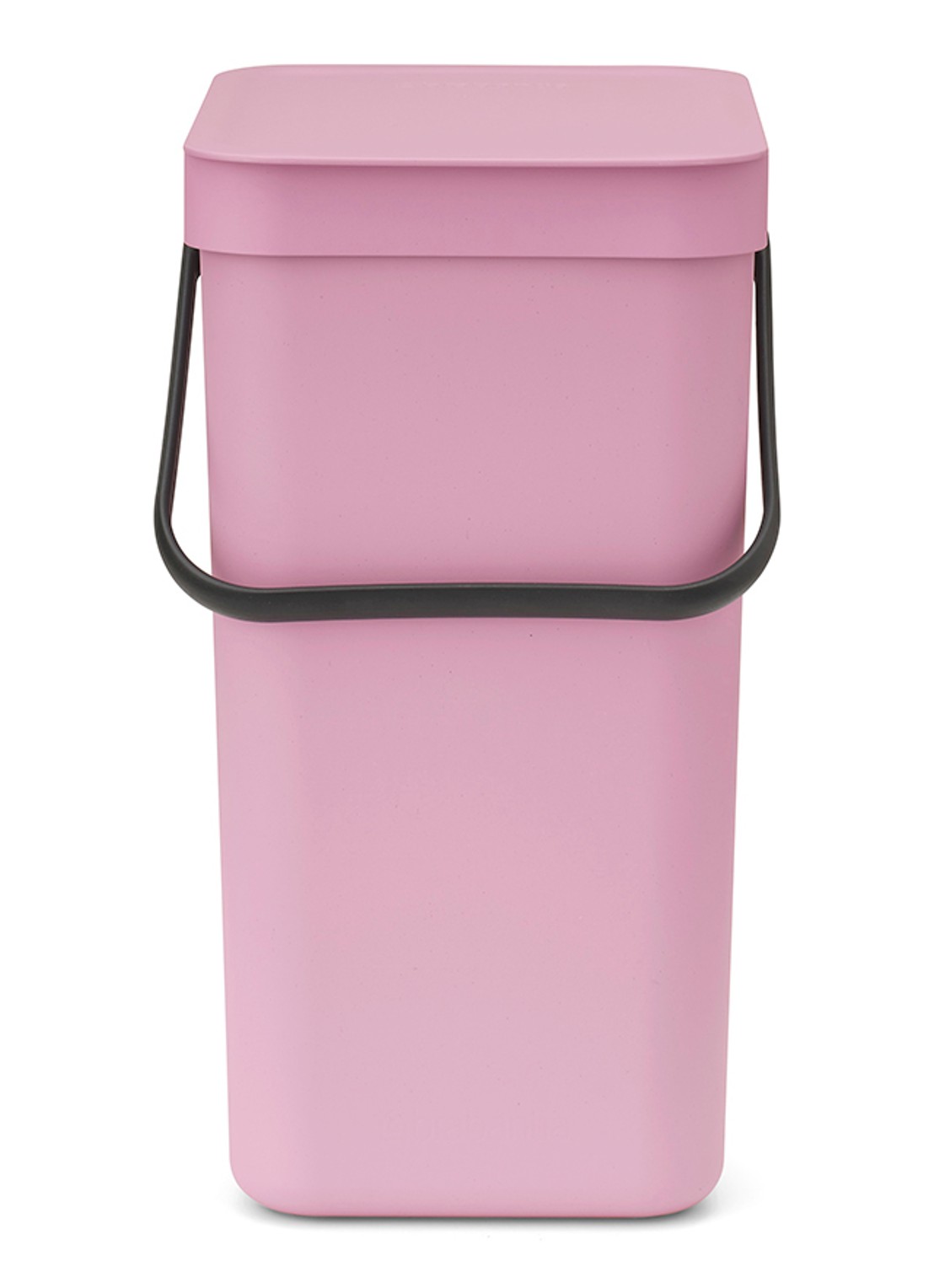 Brabantia Sort & Go prullenbak 12 liter - voorkant 7 donkerroze