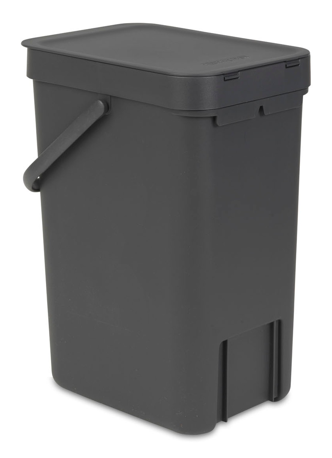 Brabantia Sort & Go prullenbak 12 liter - detail 4 antraciet
