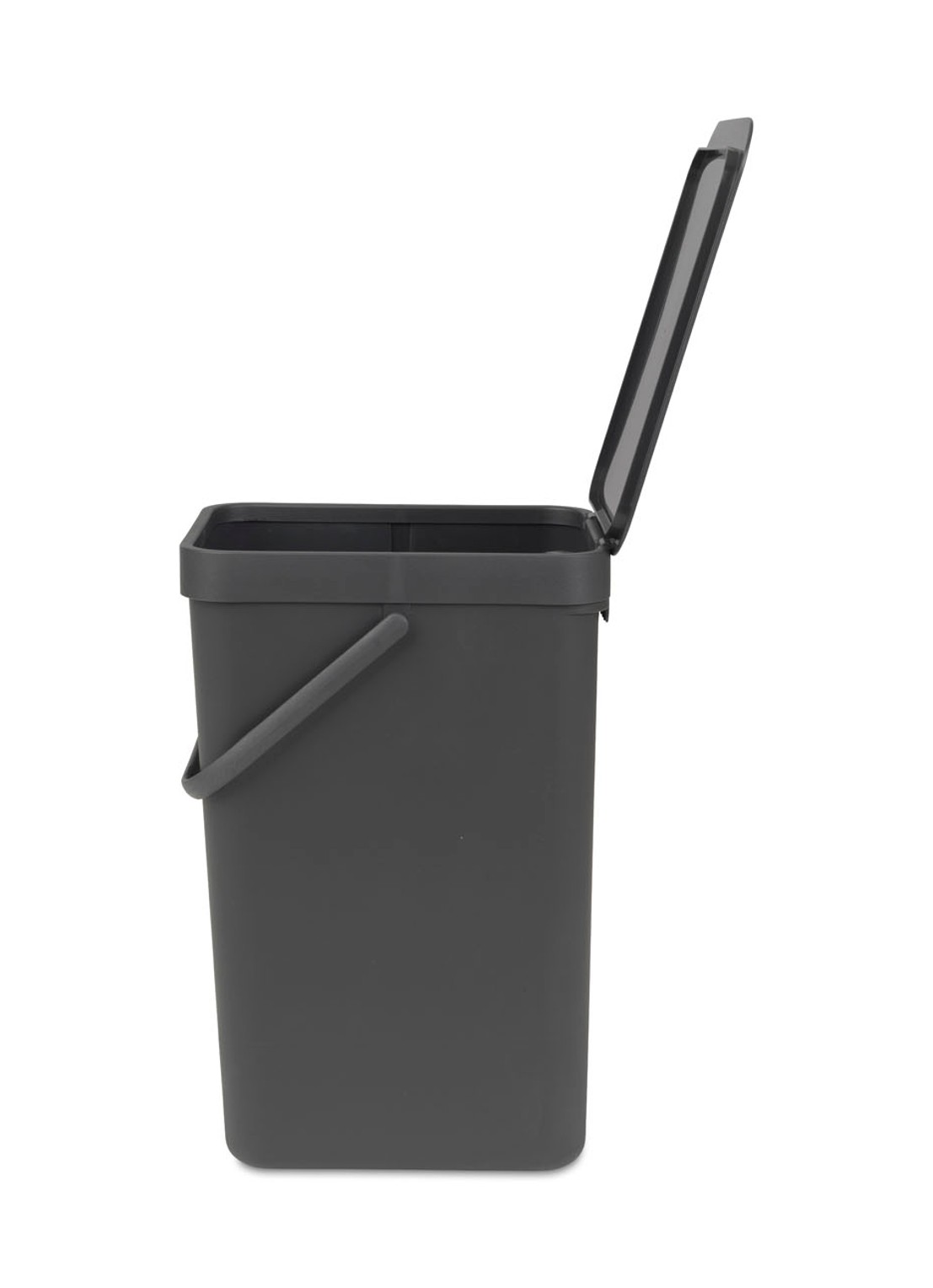 Brabantia Sort & Go prullenbak 16 liter - detail 3 antraciet