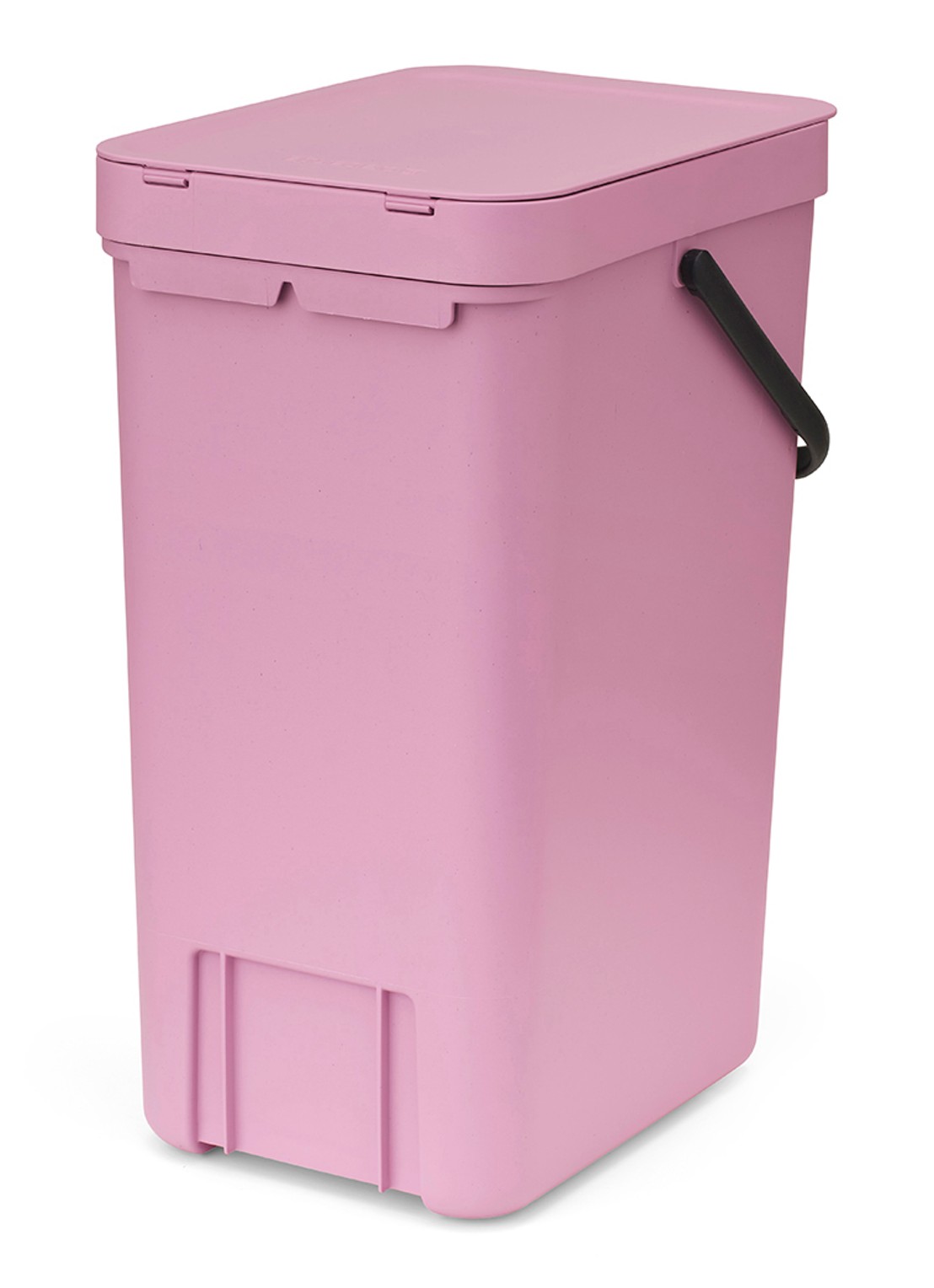 Brabantia Sort & Go prullenbak 16 liter - detail donkerroze