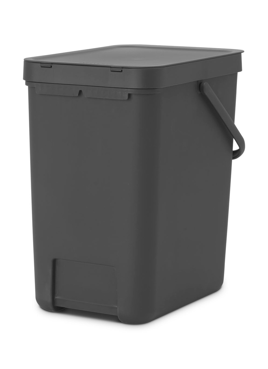 Brabantia Sort & Go prullenbak 25 liter - achterkant 7 antraciet