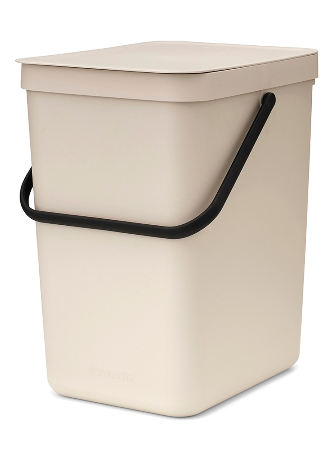 Brabantia Sort & Go prullenbak 25 liter - voorkant 2 beige