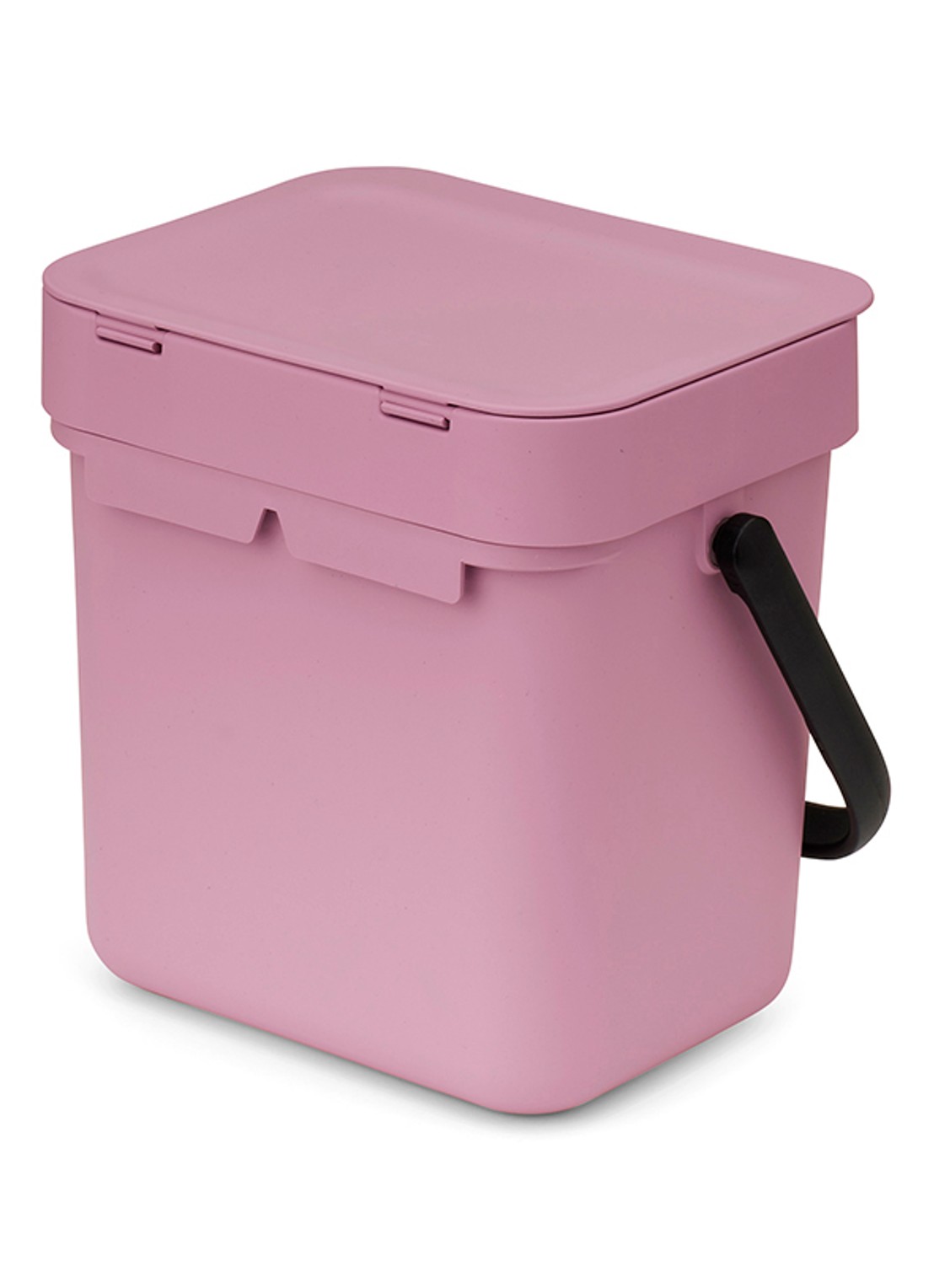 Brabantia Sort & Go prullenbak 3 liter - detail donkerroze