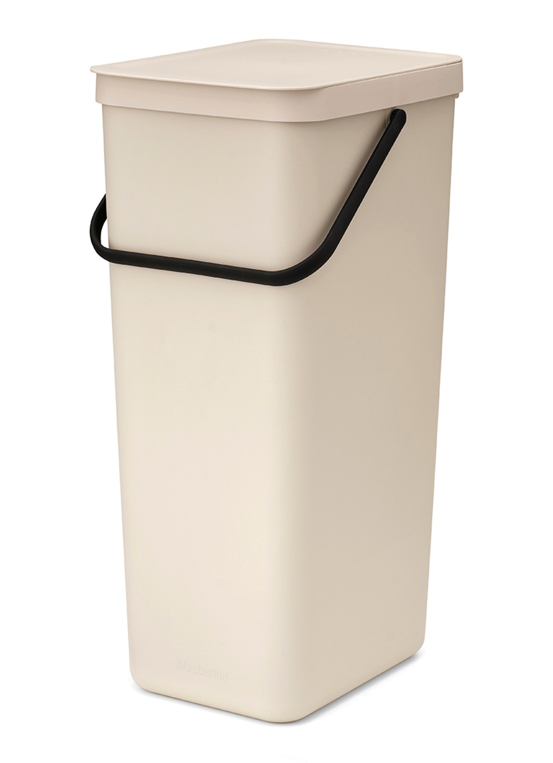 Brabantia Sort & Go prullenbak 40 liter - voorkant 8 beige