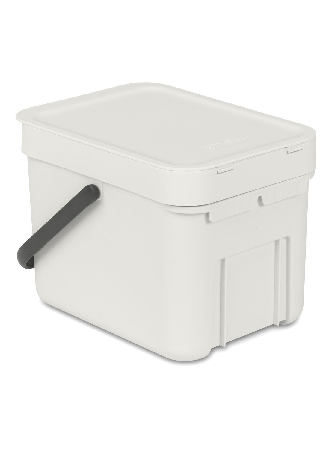 Brabantia Sort & Go prullenbak 6 liter - achterkant 6 wit
