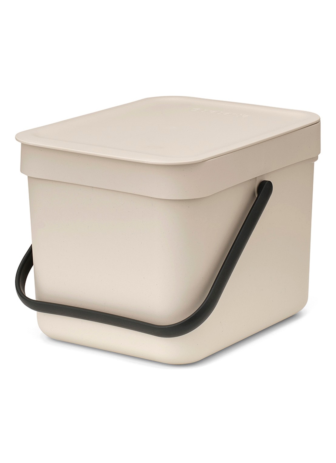 Brabantia Sort & Go prullenbak 6 liter - voorkant 7 beige