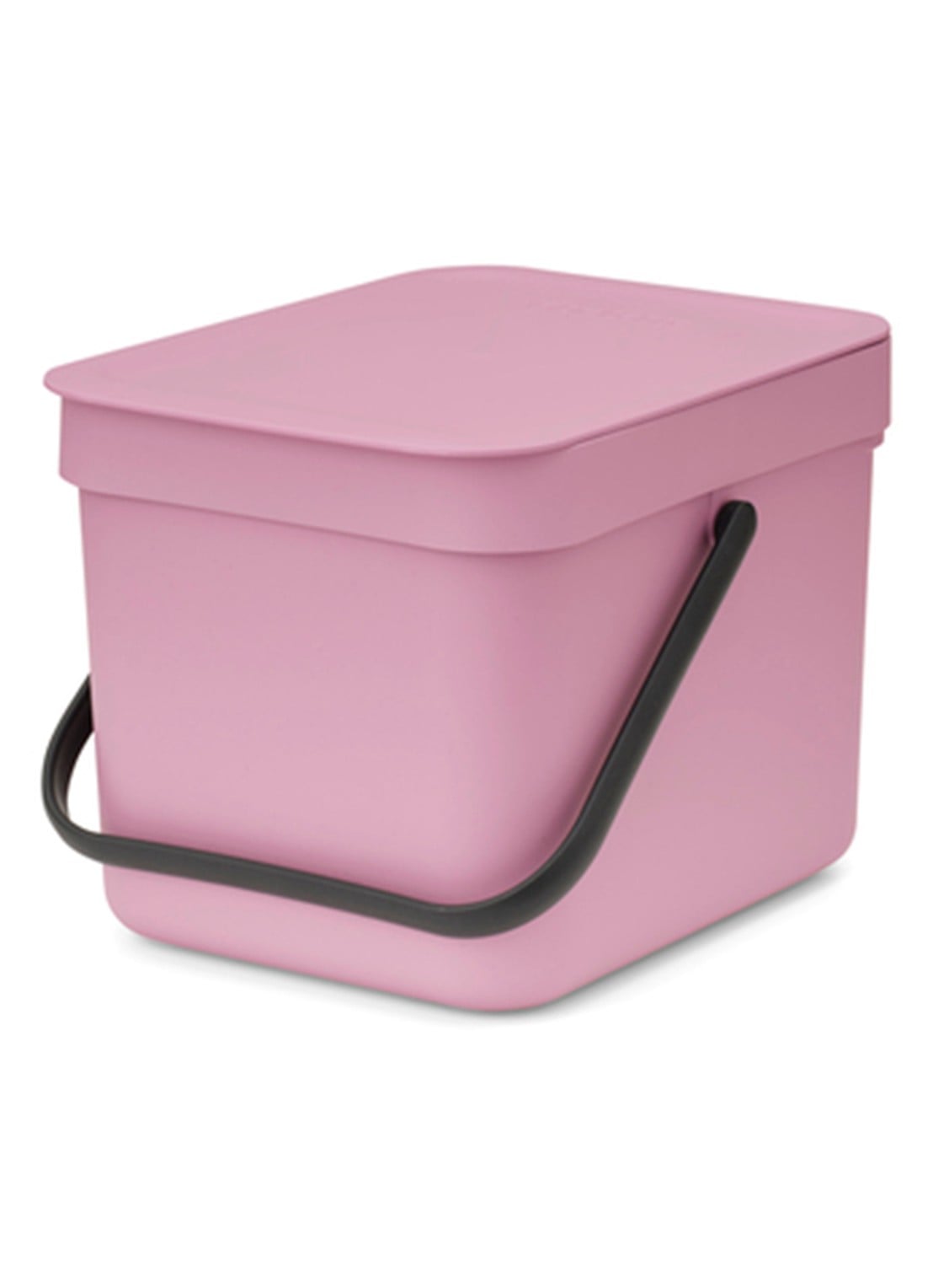 Brabantia Sort & Go prullenbak 6 liter - voorkant 8 donkerroze