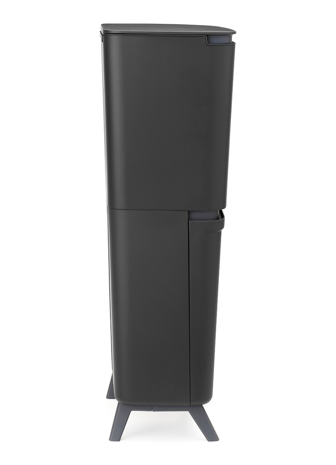 Brabantia SortUp prullenbak met deksel 45 liter - achterkant 3 antraciet