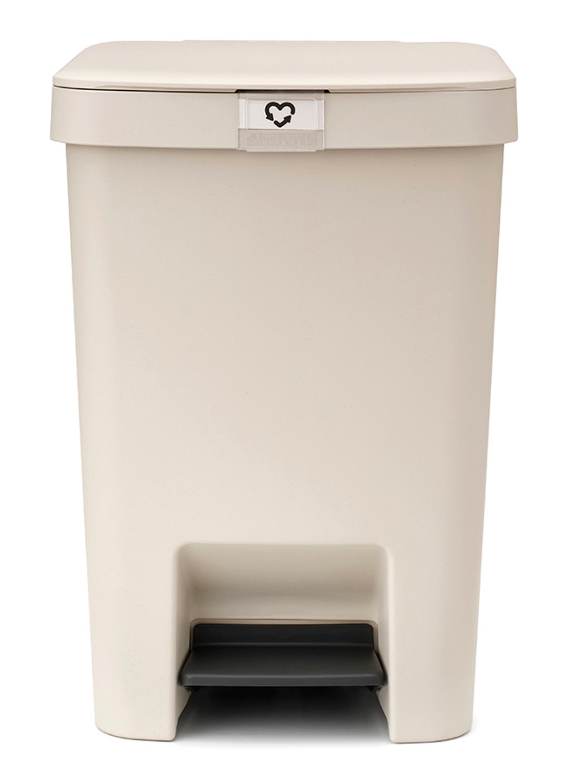 Brabantia StepUp pedaalemmer 25 liter - voorkant 7 beige