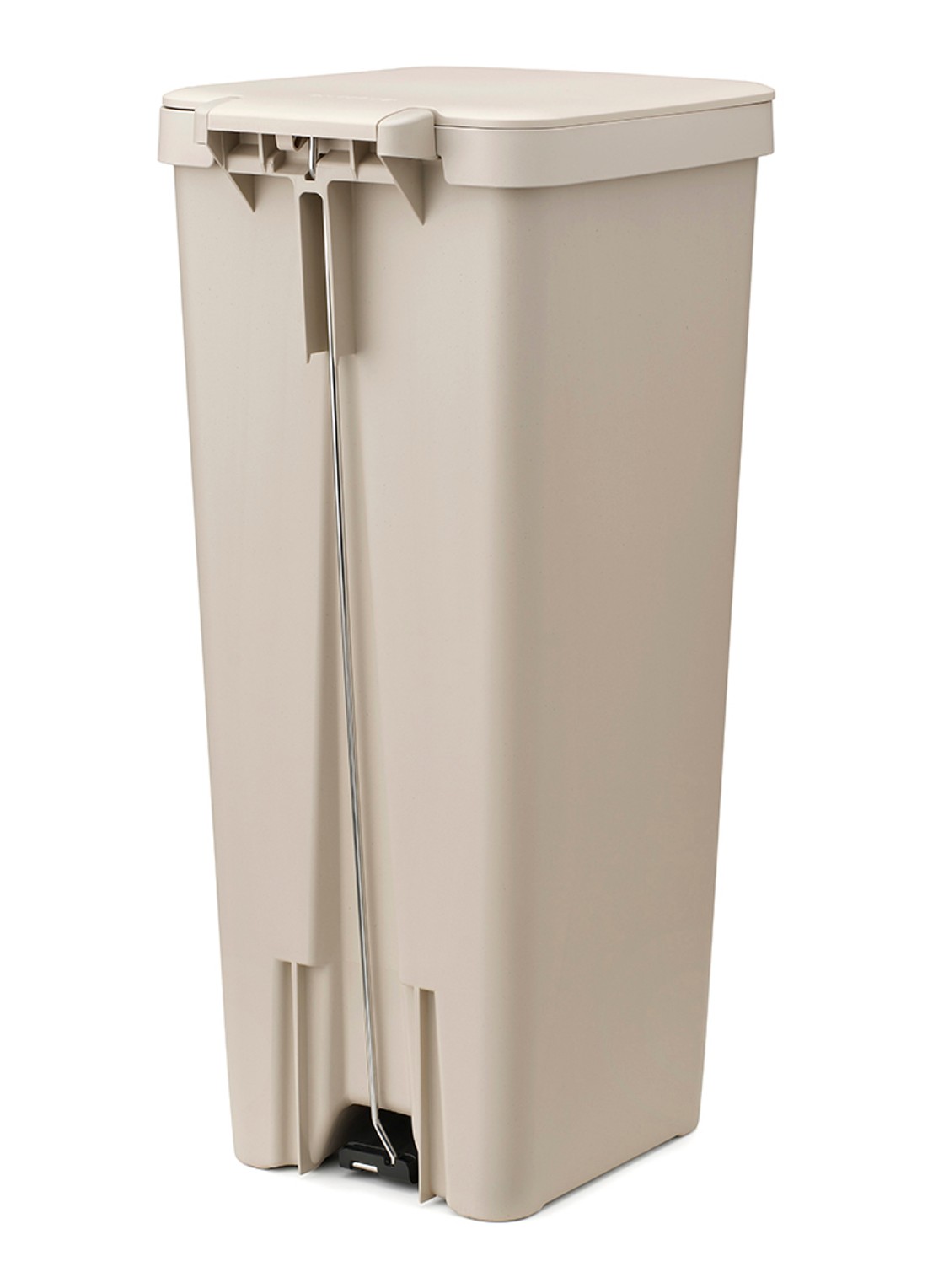 Brabantia StepUp pedaalemmer 40 liter - achterkant 6 beige