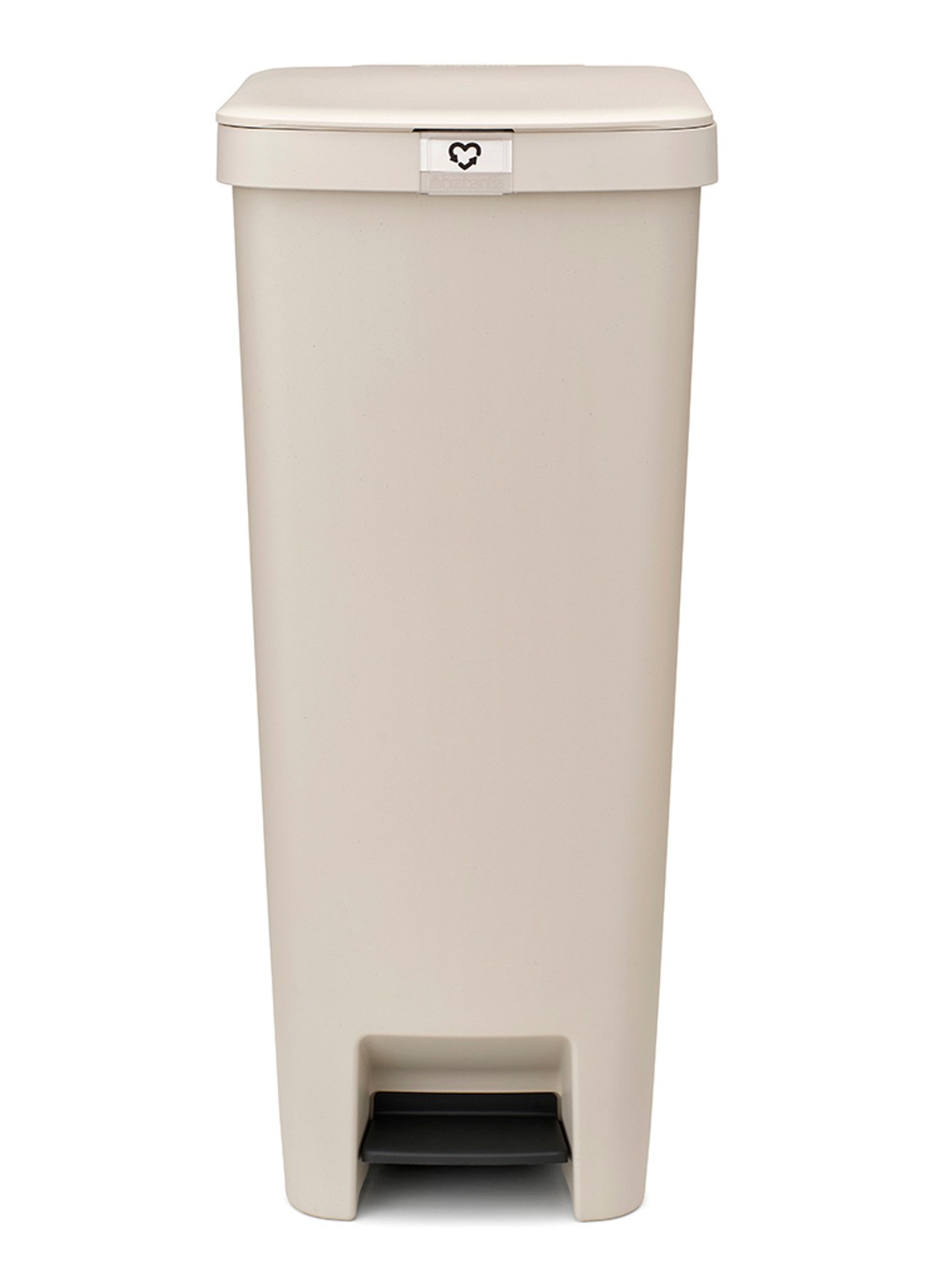 Brabantia StepUp pedaalemmer 40 liter - voorkant 7 beige