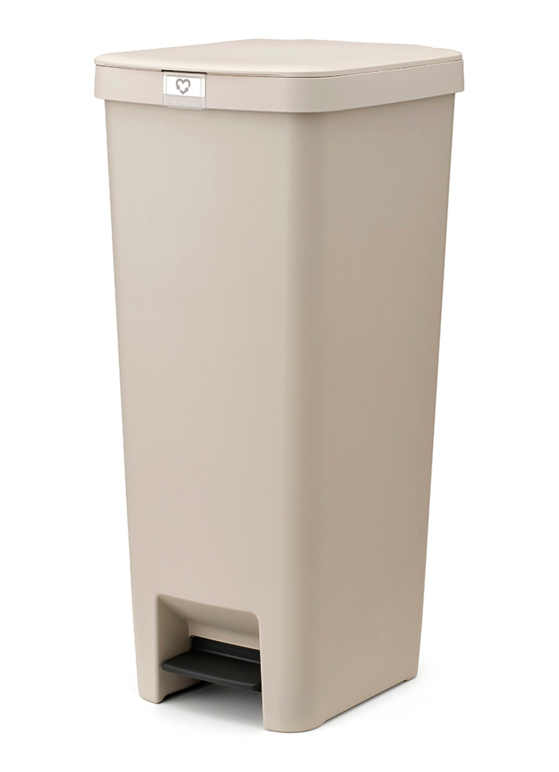 Brabantia StepUp pedaalemmer 40 liter - voorkant 8 beige