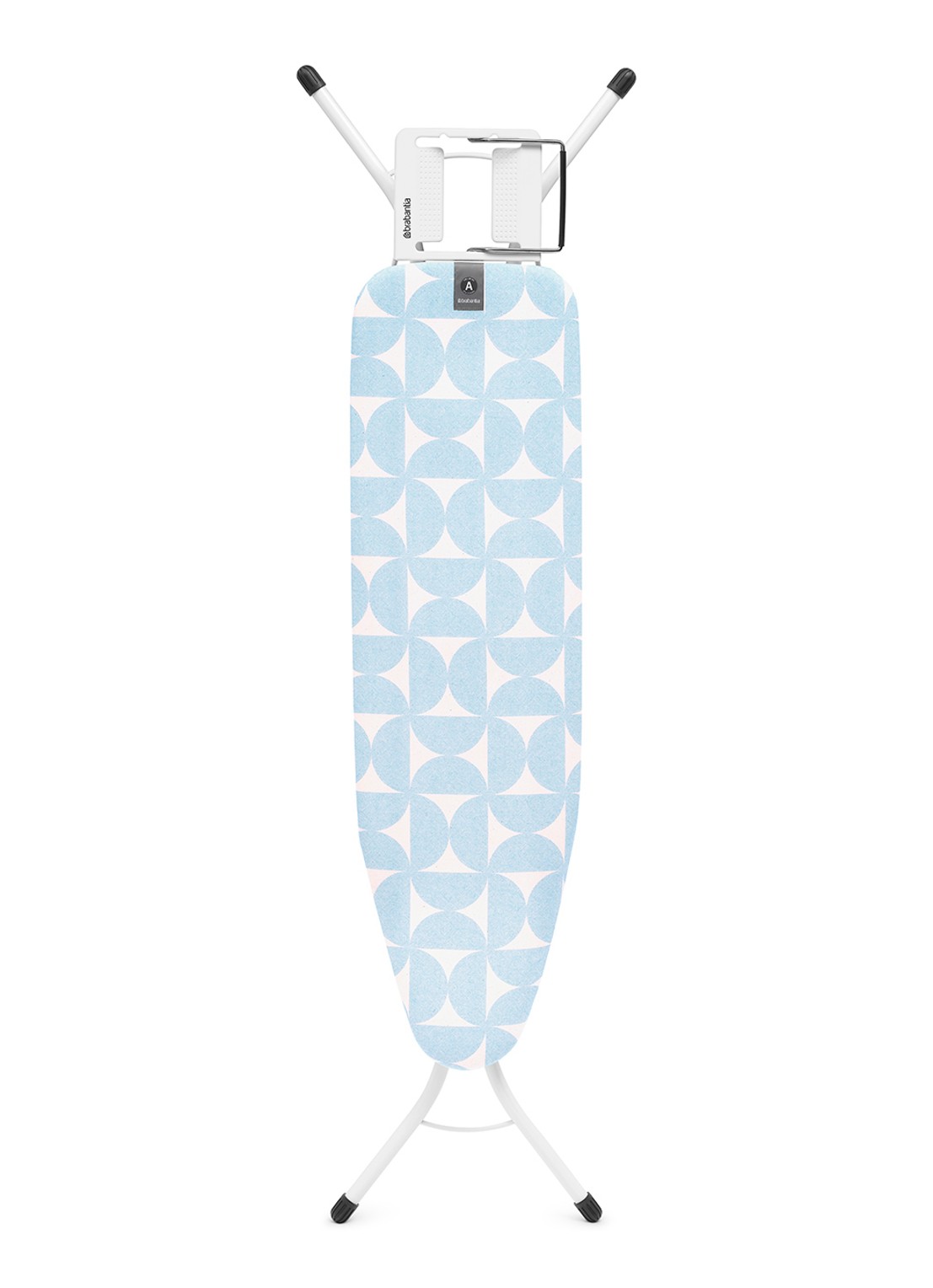Brabantia Strijkplank A Fresh Breeze met strijkijzerhouder - voorkant wit