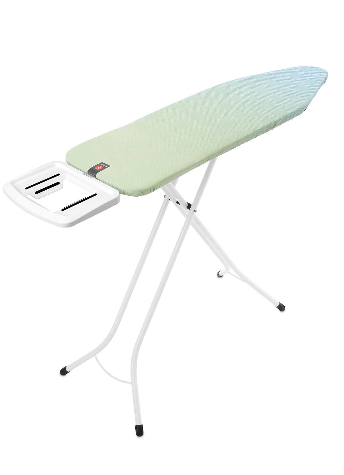 Brabantia Strijkplank B met Strijkijzerhouder 124 x 38 cm - voorkant 2 groen