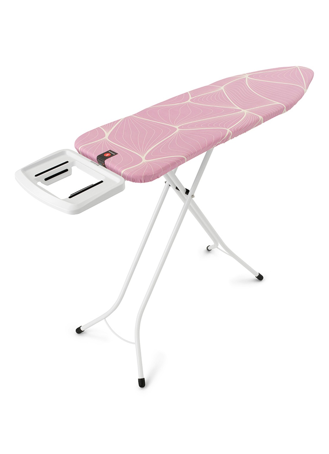 Brabantia Strijkplank B met strijkijzerhouder 124 x 38 cm  - achterkant 4 wit