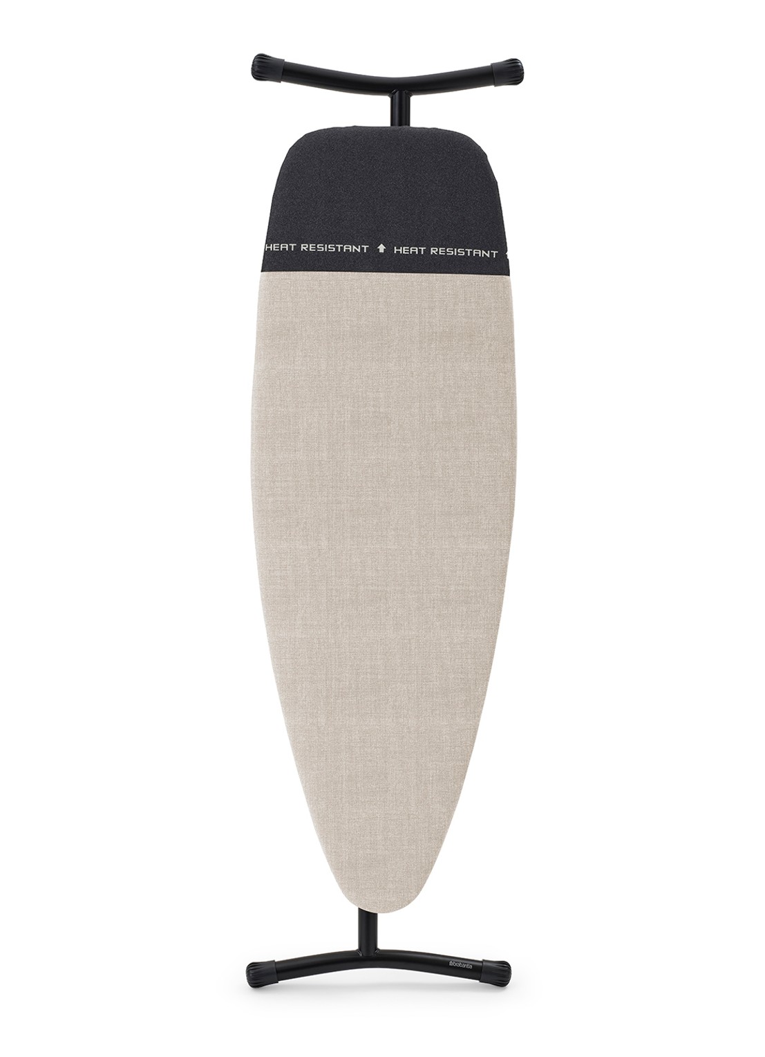 Brabantia Strijkplank en stoombord D 2 in 1 135 x 45 cm - voorkant 7 middengrijs