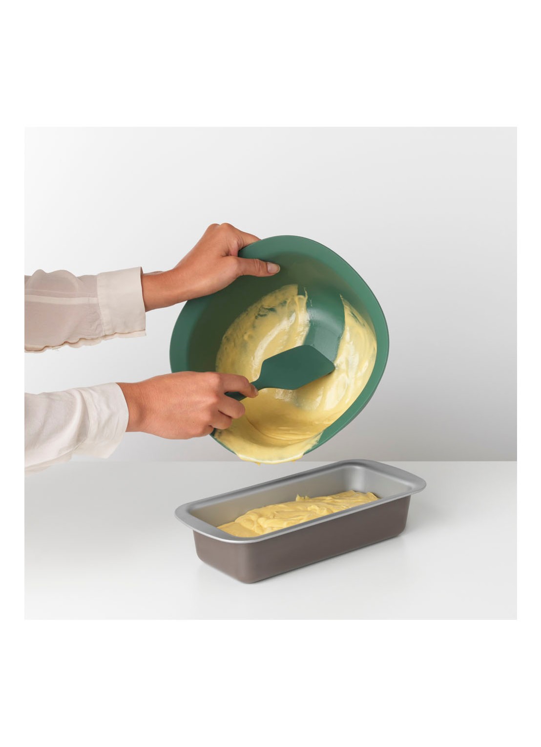 Brabantia Tasty+ beslagkom 3,2 liter - voorkant 7 flessengroen