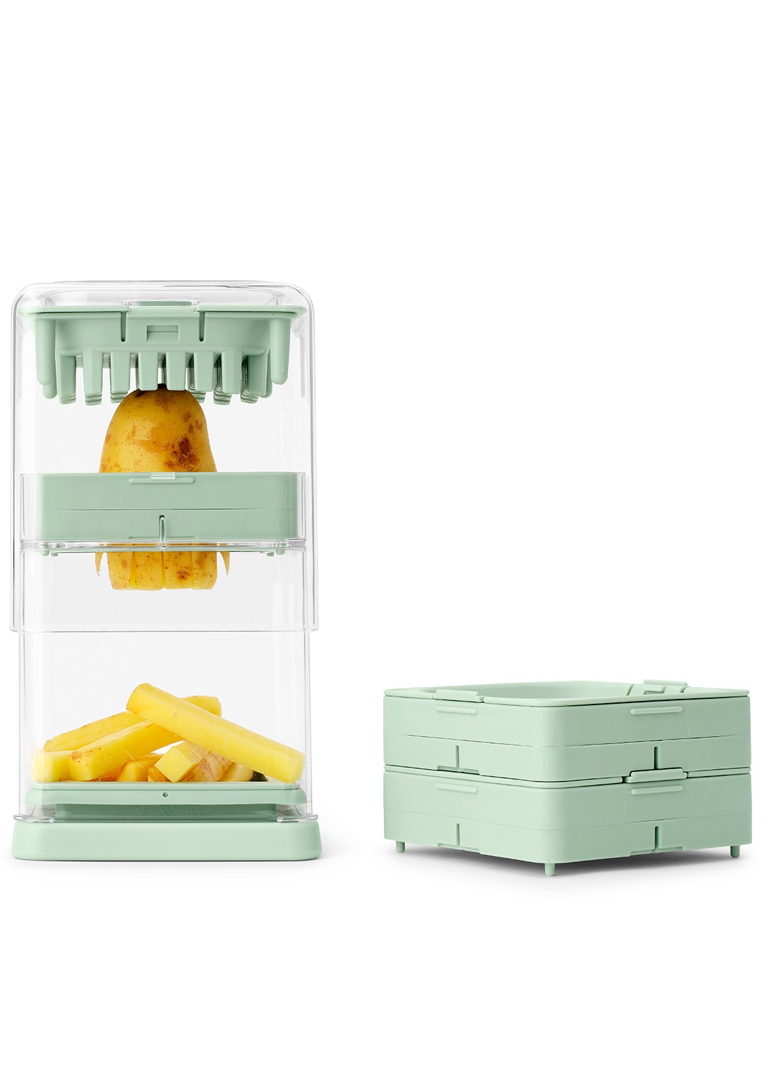 Brabantia  Tasty+ groentesnijder 15,1 cm - detail 3 groen