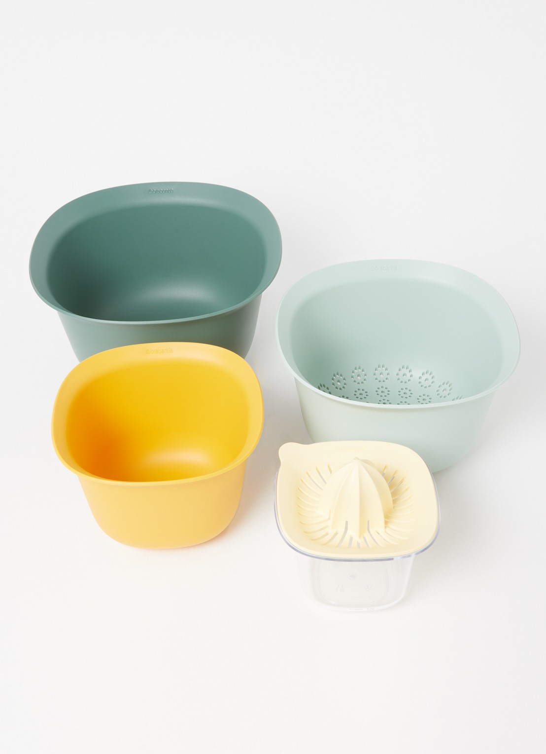 Brabantia Tasty+ kommenset 4-delig - voorkant 2 multicolor
