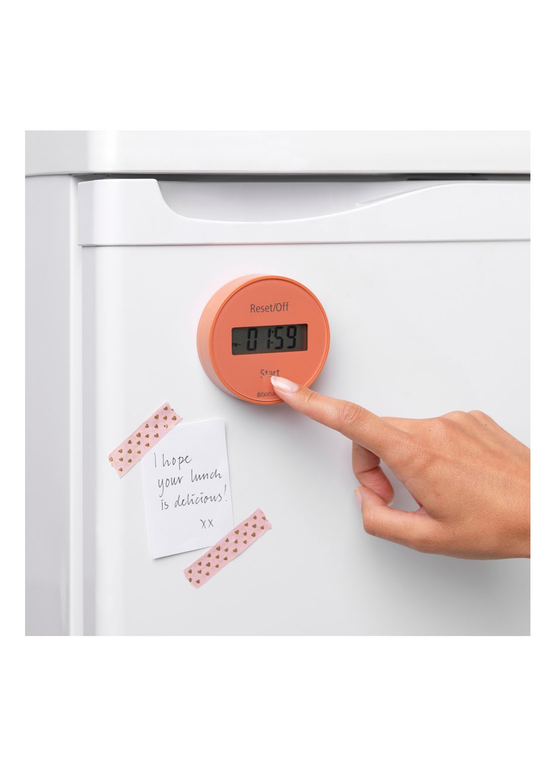 Brabantia TASTY+ kookwekker - voorkant 2 oudroze