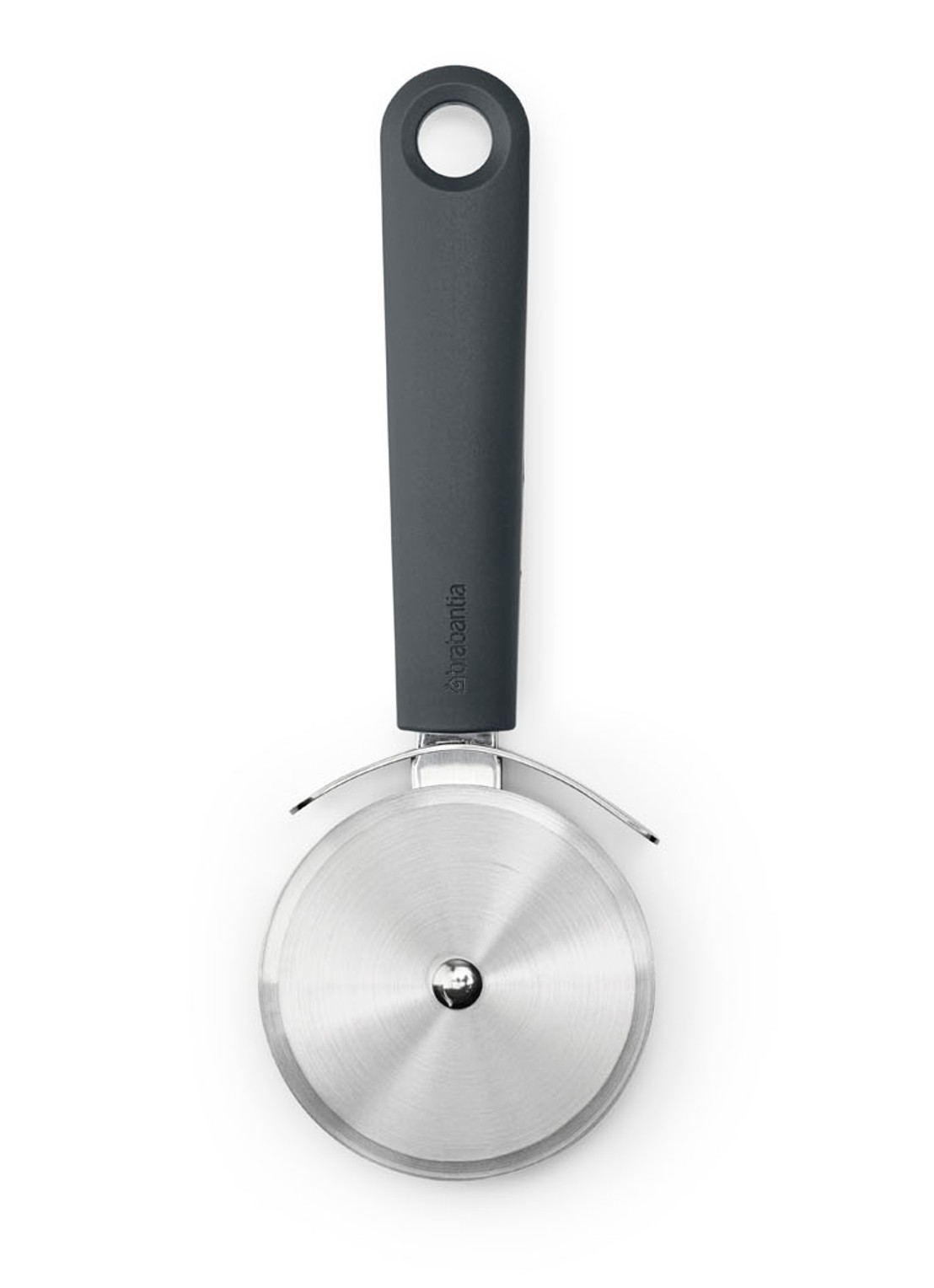 Brabantia Tasty+ pizzasnijder 19 cm - voorkant 2 antraciet